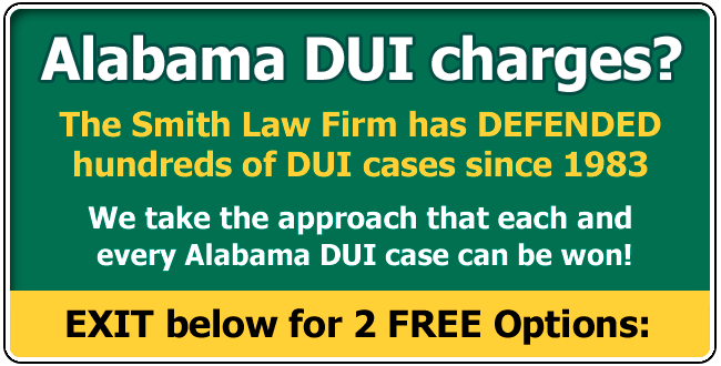 I-59 Alabama DUI Lawyer / Attorney | Driving Under the Influence in AL | The Smith Law Firm